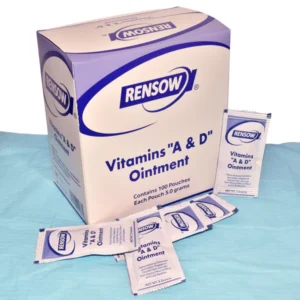 Rensow Vitamin A&d Ointment Contains 100 Pouches for Tattoo Aftercare