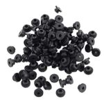 Tattoo Gizmo Tattoo Rubber Nipples 100pcs Black