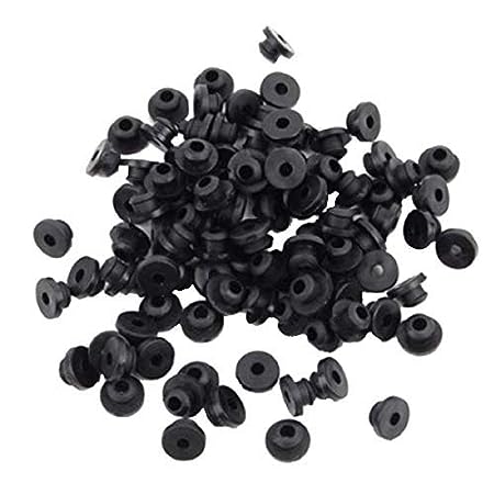 Tattoo Gizmo Tattoo Rubber Nipples 100pcs Black