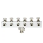 Airbrush Manifold Air Hose Splitter 1/12 in BSP Taps