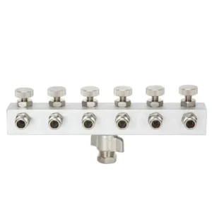 Airbrush Manifold Air Hose Splitter 1/12 in BSP Taps