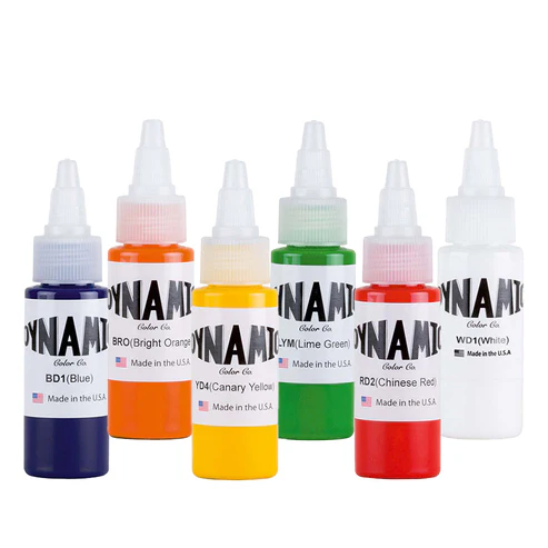 Dynamic Colors Set 6 Bottles 1oz Each
