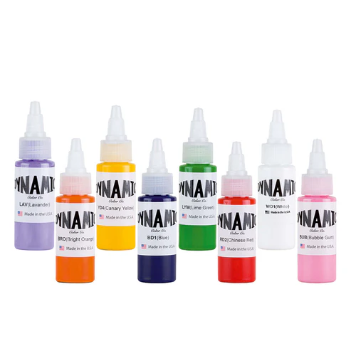Dynamic Colors Set 8 Bottles 1oz Each