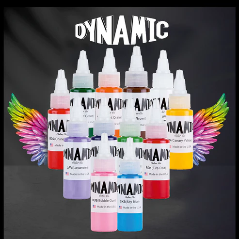 Dynamic Colors Set 12 Bottles 1oz Each