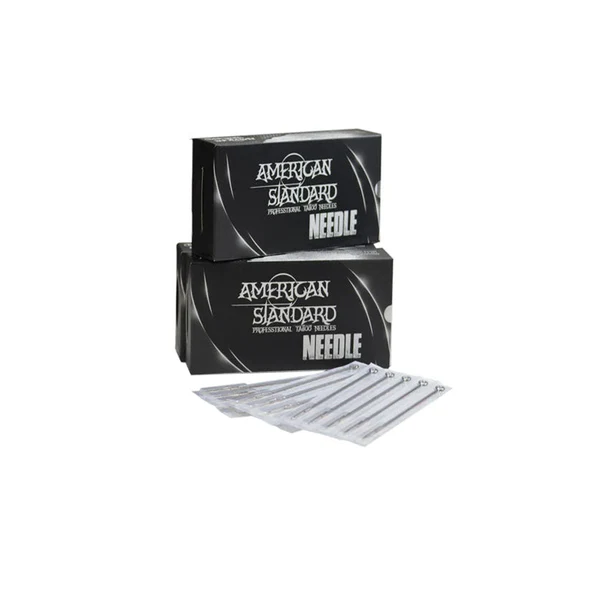 American Standard Tattoo Fine Long Needles (Box of 50pcs)