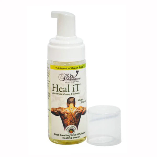 Heal- It - Tattoo Cleaning Foaming Soap, Beats Swelling and 50% Faster Healing