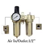 Filter Regulator Air Compressor Oil Lubricator Moisture Water Trap