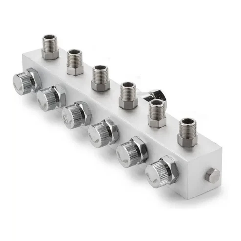 Airbrush Manifold Air Hose Splitter 1/12 in BSP Taps