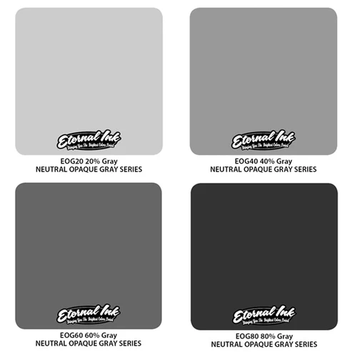 Eternal Neutral Grey Ink Set 4 bottles