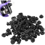 Tattoo Gizmo Tattoo Rubber Nipples 100pcs Black