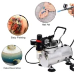 Weytoll AG-18B 1/5hp, Air Compressor with regulator, 220-volt, 50HZ and European Plug