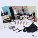 TG- Legend Sol Wireless Pen Tattoo Machine Kit, 4 Colors , 20 Needles