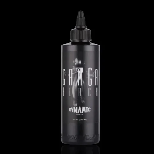 Dynamic Ganga Black Tattoo Ink - 8 oz. Bottle