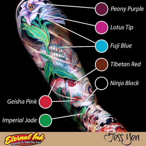 Eternal Jess Yen Series Color Set 23 Bottle 2oz Each